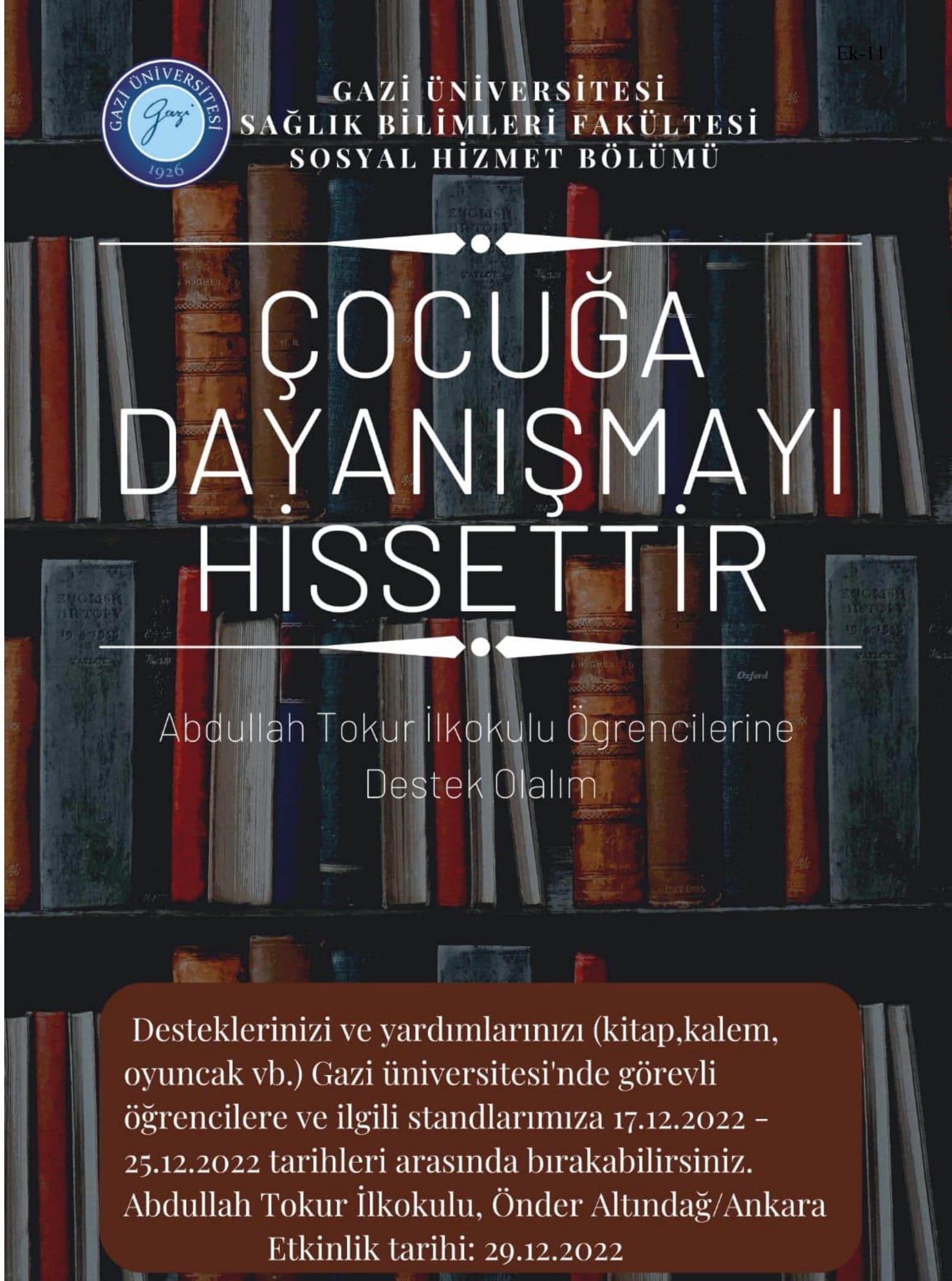 Çocuğa Dayanışmayı Hissettir