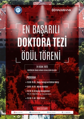 En Başarılı Doktora Tezi Ödül Töreni