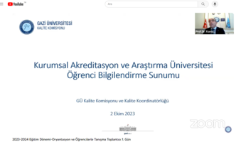 Gazi Üniversitesini Yeni Kazanan Öğrenciler İçin Oryantasyon ve Yeni Öğrencilerle Tanışma Toplantısı Yapıldı