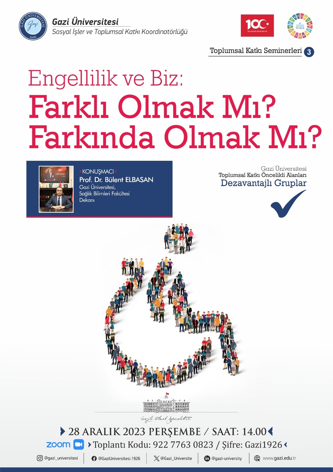 Engellilik ve Biz: Farklı Olmak Mı? Farkında Olmak Mı?