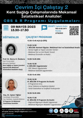 Kent Sağlığı Çalışmalarında Mekansal İstatistiksel Analizler: CBS&R Programı Uygulamaları