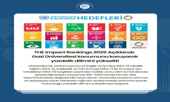 THE Impact Rankings 2025 Açıklandı: Gazi Üniversitesi Konumunu Koruyarak Yüzdelik Dilimini Yükseltti