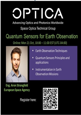 OPTICA WEBINAR_Quantum Sensors for Earth Observation