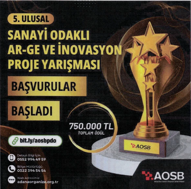 5.Ulusal Sanayi Odaklı Ar-Ge ve İnovasyon Proje Yarışması-1