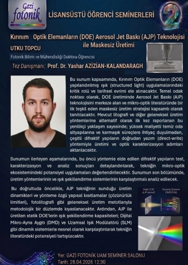 Lisansüstü Öğrenci Seminerleri-2