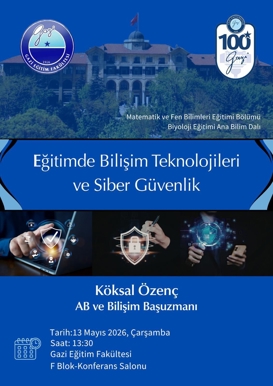 Egitimde Bilisim Teknolojileri ve Siber Güvenlik Sunumu