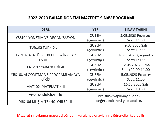 mazeret sınavı-1