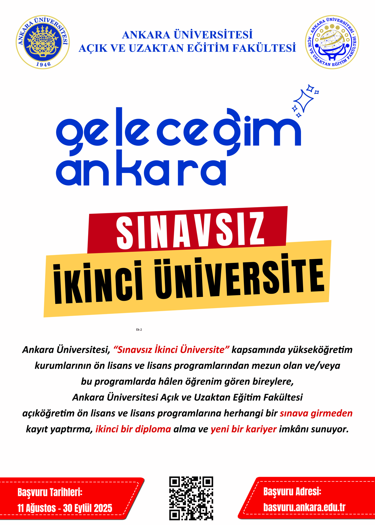 Sınavsız İkinci Üniversite-1