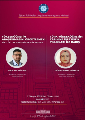 Yükseköğretim Araştırmasını Örgütlemek ve Türk Yükseköğretim Tarihine İstatistik Yıllıkları ile Bakış