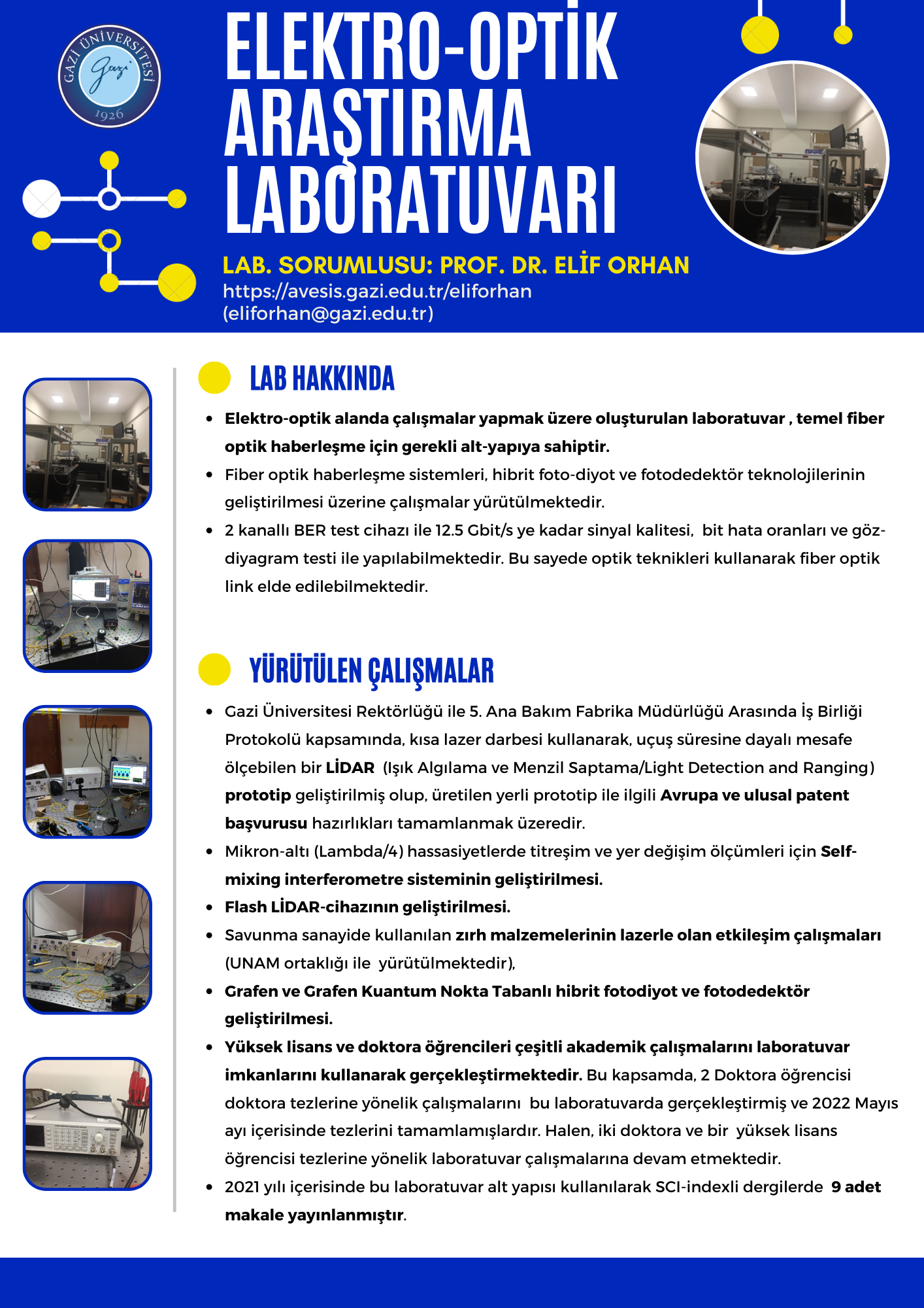 Elektro-Optik Lab. Afiş.