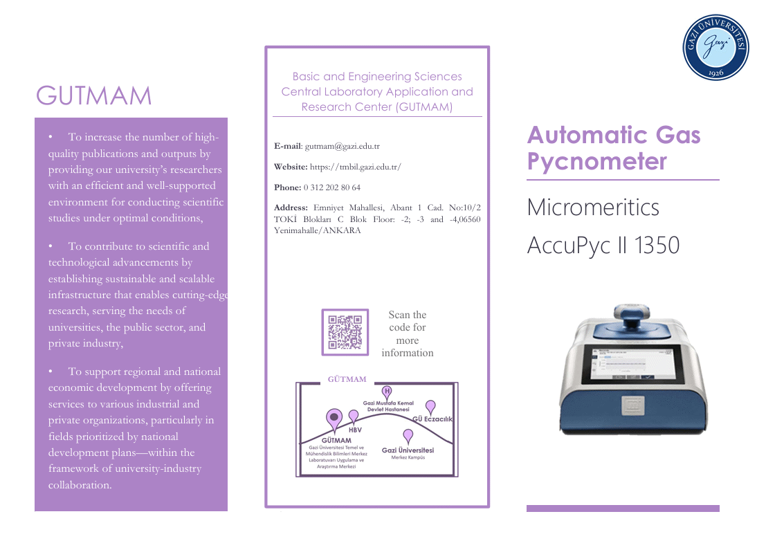 Micromeritics AccuPyc III Model Gas Pycnometer Density Measurement Device-1