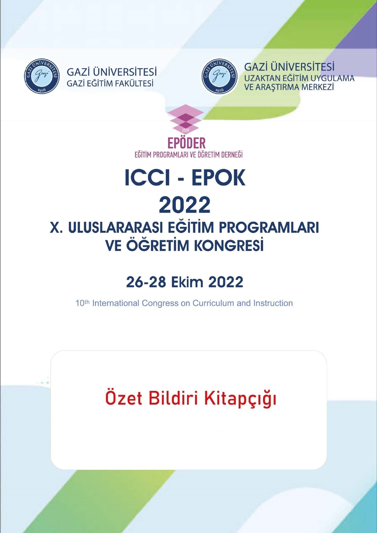 10. uluslararası eğitim programları ve öğretim kongresi 2022-1