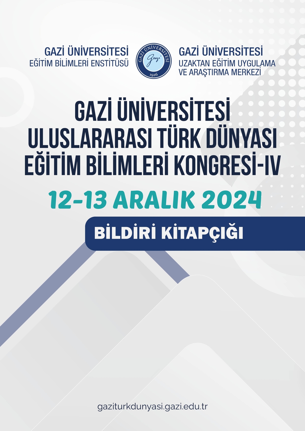 Gazi Üniversitesi Uluslararası Türk Dünyası Eğitim Bilimleri Kongresi-IV-1