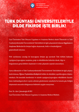 Here is the Union in Ideas in Language with the Universities of the Turkic World!