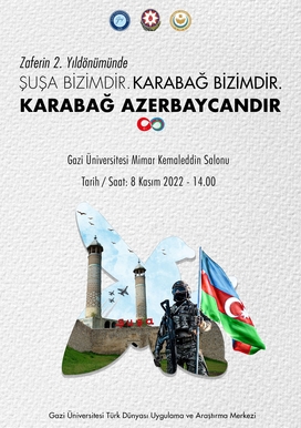 Victory 2. On the anniversary, he said, "Shusha IS OURS. KARABAKH IS OURS. KARABAKH IS AZERBAIJAN."