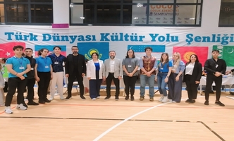 Merkez Müdürümüz ve Müdür Yardımcımız Türk Dünyası Kültür Yolu Şenliği'nde