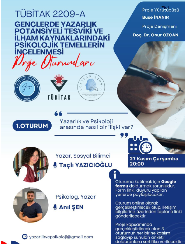 Gençlerde Yazarlık Potansiyeli Teşviki ve İlham Kaynaklarındaki Psikolojik Temellerin İncelenmesİ-1