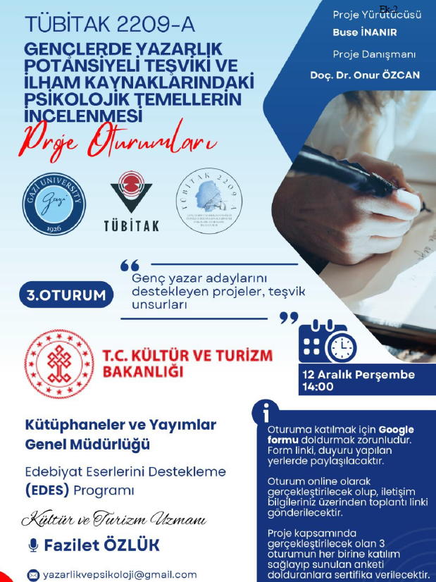 Gençlerde Yazarlık Potansiyeli Teşviki ve İlham Kaynaklarındaki Psikolojik Temellerin İncelenmesİ-3