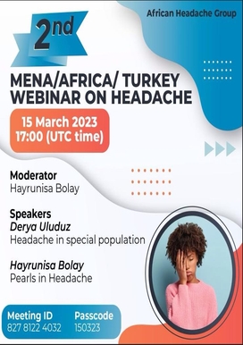 2nd MENA/Africa/Turkey Webinar on Headache