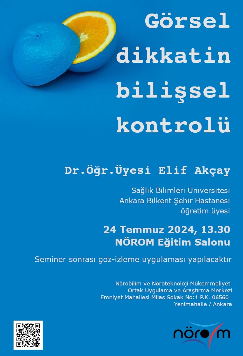 "Görsel Dikkatin Bilişsel Kontrolü" Semineri-1