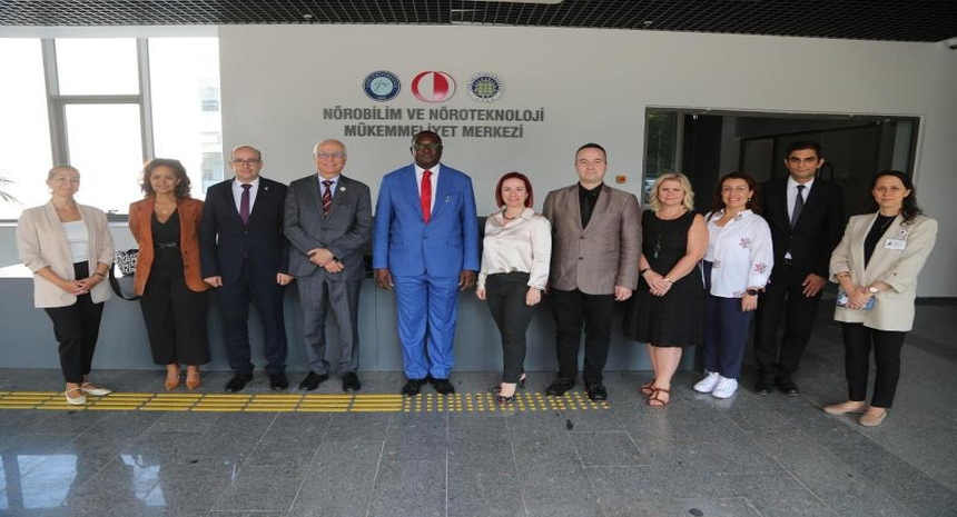 Afrika Birliği Eğitim, Bilim ve Teknoloji İnovasyon Komiseri Prof. Mohammed BELHOCINE, YÖK Başkanı Prof. Dr. Erol ÖZVAR’ın Davetlisi Olarak NÖROM'u Ziyaret Etti