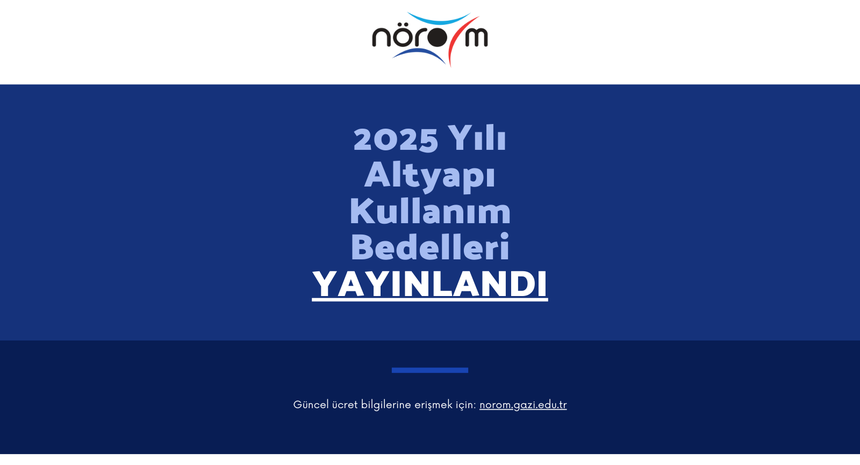 2025 Yılı Altyapı Kullanım Bedelleri Yayınlandı