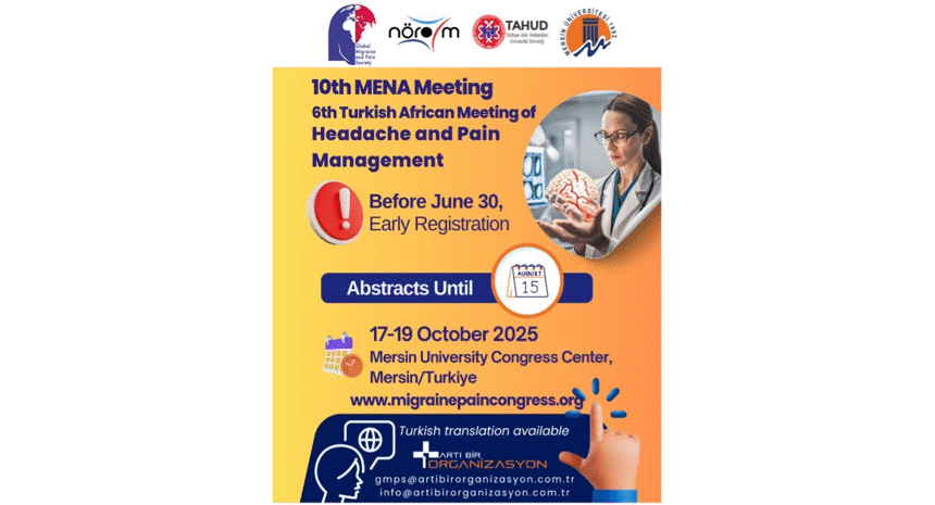 10th MENA and 6th Turkish-African Joint Headache Conference