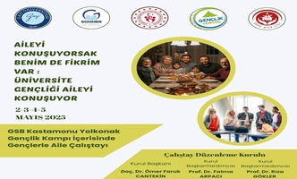 "AİLEYİ KONUŞUYORSAK BENİM DE FİKRİM VAR: ÜNİVERSİTE GENÇLİĞİ AİLEYİ KONUŞUYOR" isimli Çalıştayımız tamamlanmıştır.