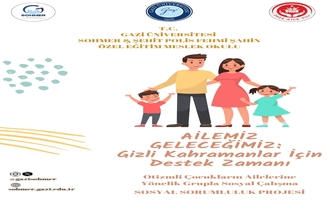 “Gizli Kahramanlar İçin Destek Zamanı” isimli sosyal sorumluluk projemiz tamamlanmıştır.