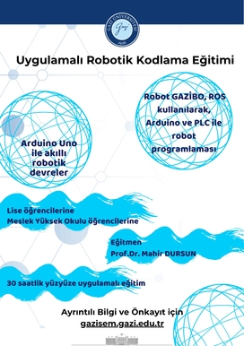 Uygulamalı Robotik Kodlama Eğitimi ön kayıtlarımız başlamıştır.