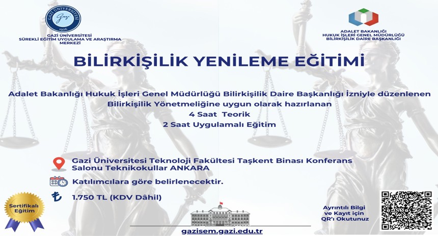 Bilirkişilik Yenileme Eğitimi 