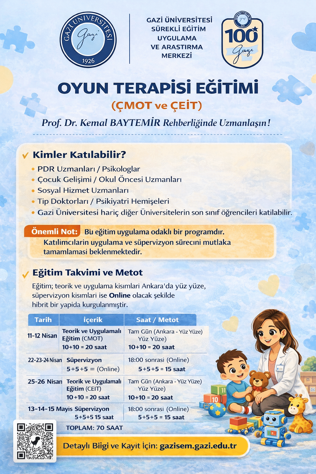 OYUN TERAPİSİ EĞİTİMİ -1