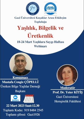 “Yaşlılık, Bilgelik ve Üretkenlik” webinarı