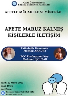 Afete Maruz Kalmış Kişilerle İletişim