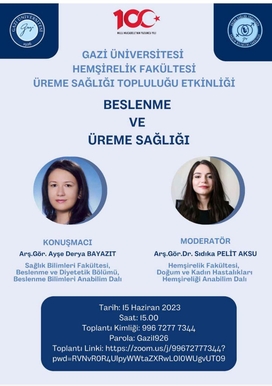 Beslenme ve Üreme Sağlığı