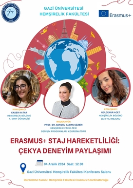 Erasmus+ Staj Hareketliliği: Çekya Deneyim Paylaşımı Etkinliği