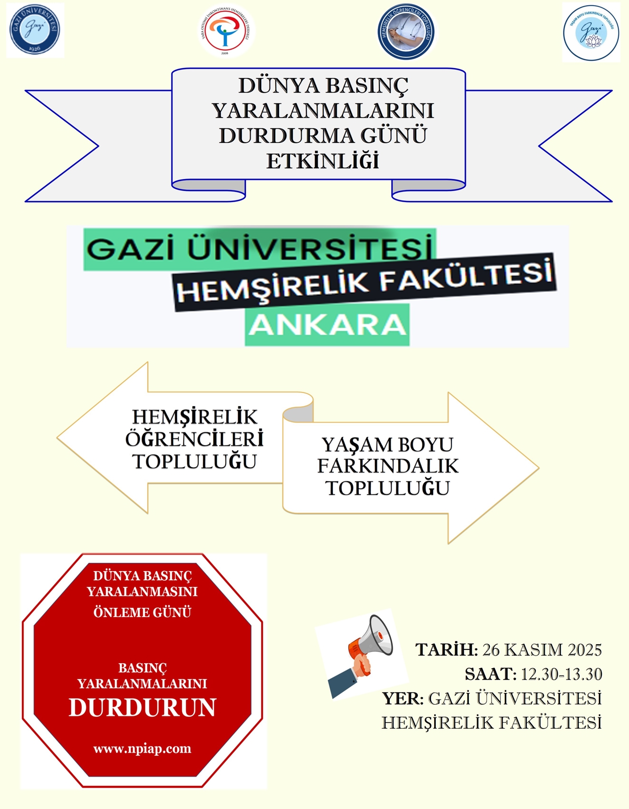 Dünya Basınç Yaralanmalarını Durdurma Günü Etkinliği-1