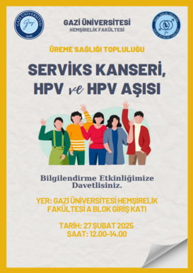 Üreme Sağlığı Topluluğu Serviks Kanseri, HPV ve HPV Aşısı Bilgilendirme Etkinliği