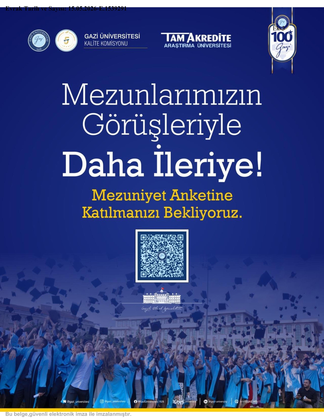 Mezunlarımızın Görüşleriyle Daha İleriye-1