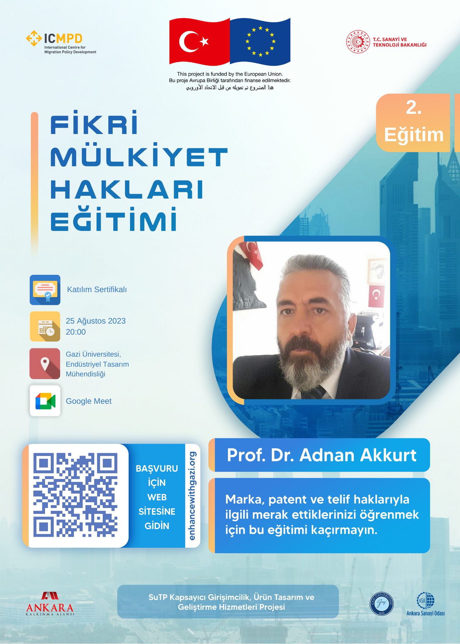 Girişimciler İçin Fikri Mülkiyet Hakları-2 Eğitimi Kayıtları Başladı!-1