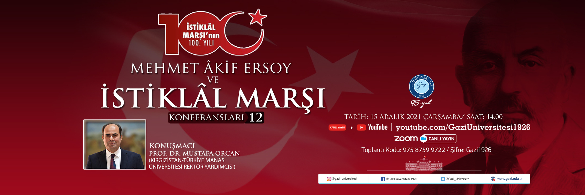 Mehmet Akif Ersoy ve İstiklal Marşı Konferansları 12-1