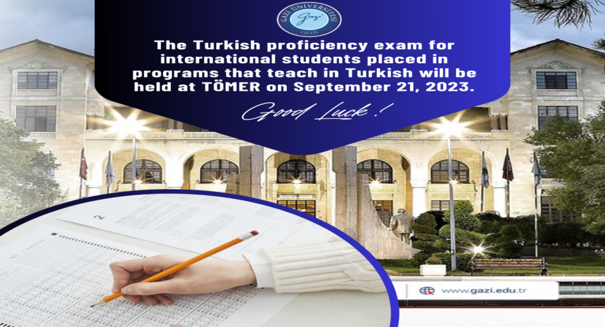 The Turkish proficiency exam for international students !