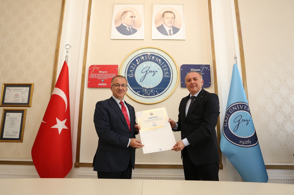 gazi tömer takdir belgesi rektörlük -2