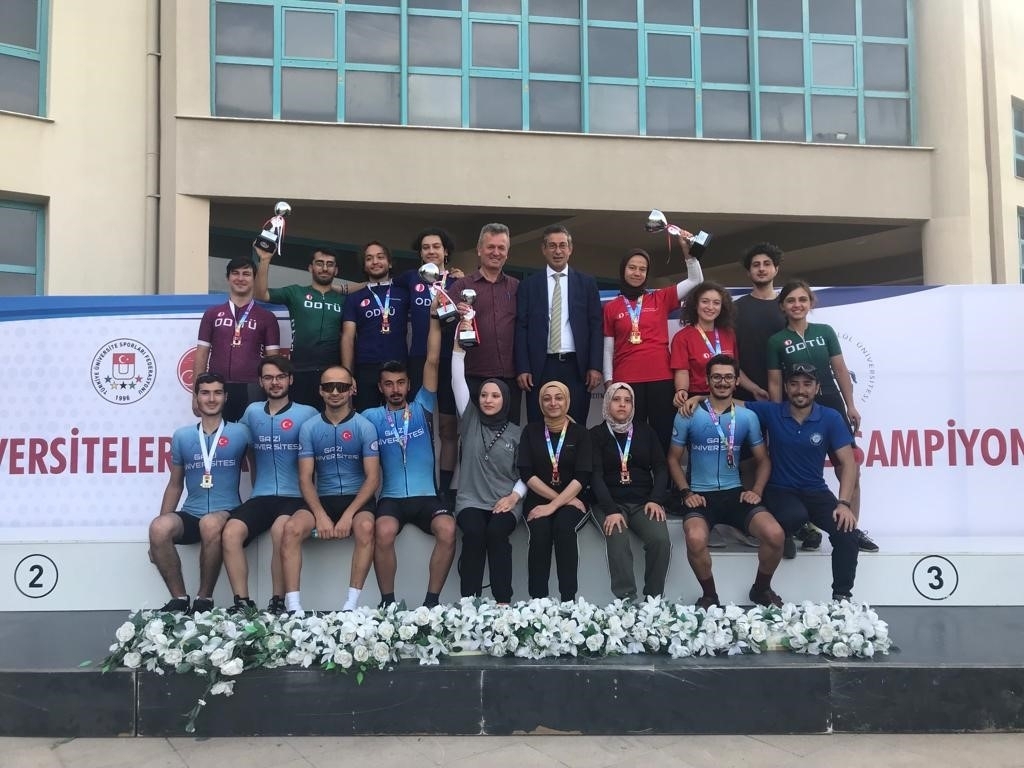 Gazi University Women and Men Teams are Ranked Second in the Unilig Mountain Bike Race-1