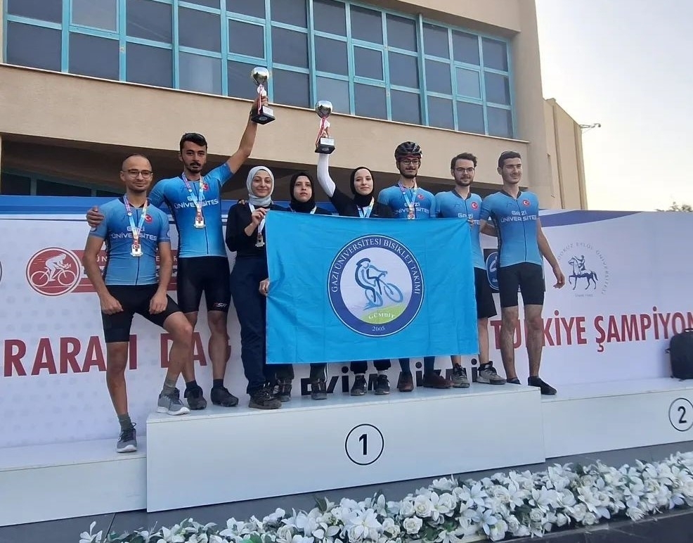 Gazi University Women and Men Teams are Ranked Second in the Unilig Mountain Bike Race-1