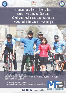 Cumhuriyetimizin 100. Yılına Özel Üniversiteler Arası Yol Bisikleti Yarışı