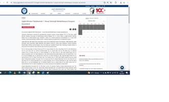 Gazi Üniversitesi'nin Web sitesi'nde haber olarak yer aldı