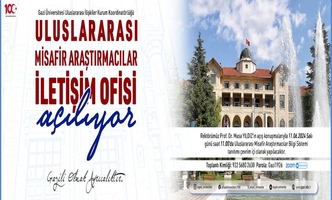 Üniversitemiz Uluslararası Misafir Araştırmacılar İletişim Ofisi Açıldı