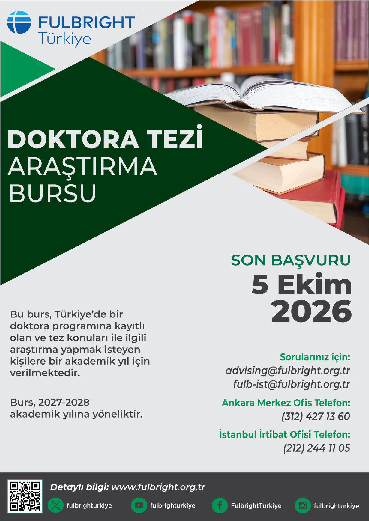 Fulbright Doktora Tezi Araştırma Bursu -1