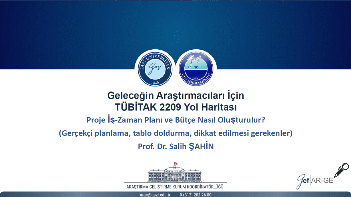 Bölüm 7: Proje İş-Zaman Planı ve Bütçe Nasıl Oluşturulur?-1